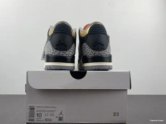 HYPE 3 Gold Jordan CK9246-067 Black WMNS Air 0610